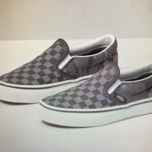 Vans! Kids tonal checkerboard slip-on